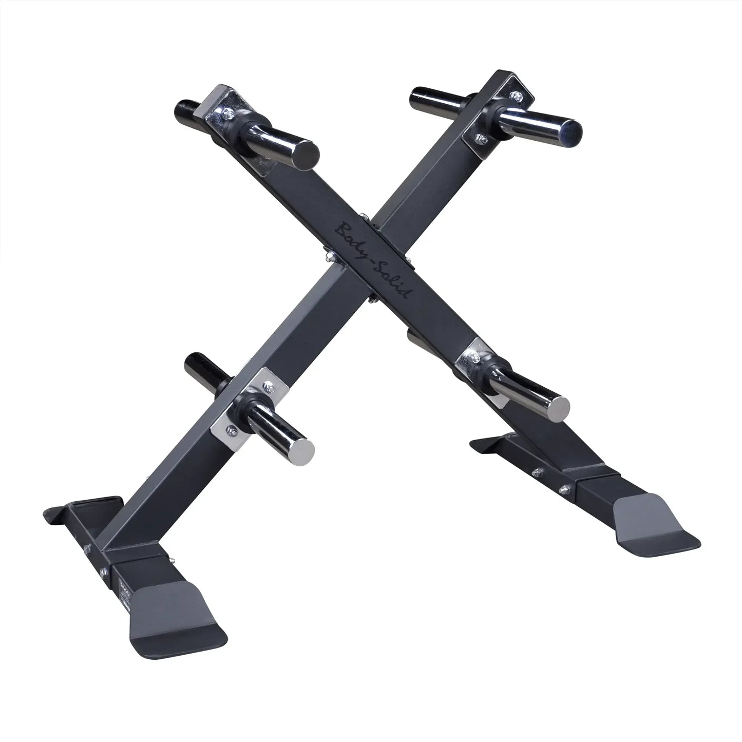 Robuster Hantelständer X-Form für Homegym & Studio, ideal für Krafttraining und Fitness