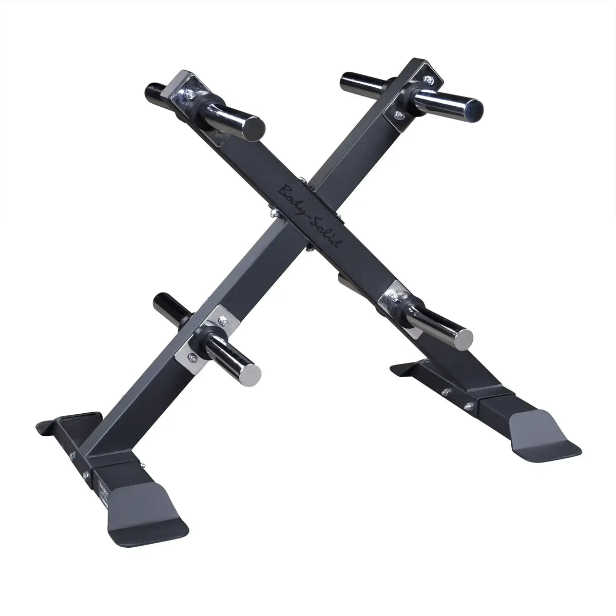 Robuster Hantelständer X-Form für Homegym & Studio, ideal für Krafttraining und Fitness