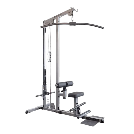 Kraftstation mit Kabelzug und Hantelbank für Homegym-Training