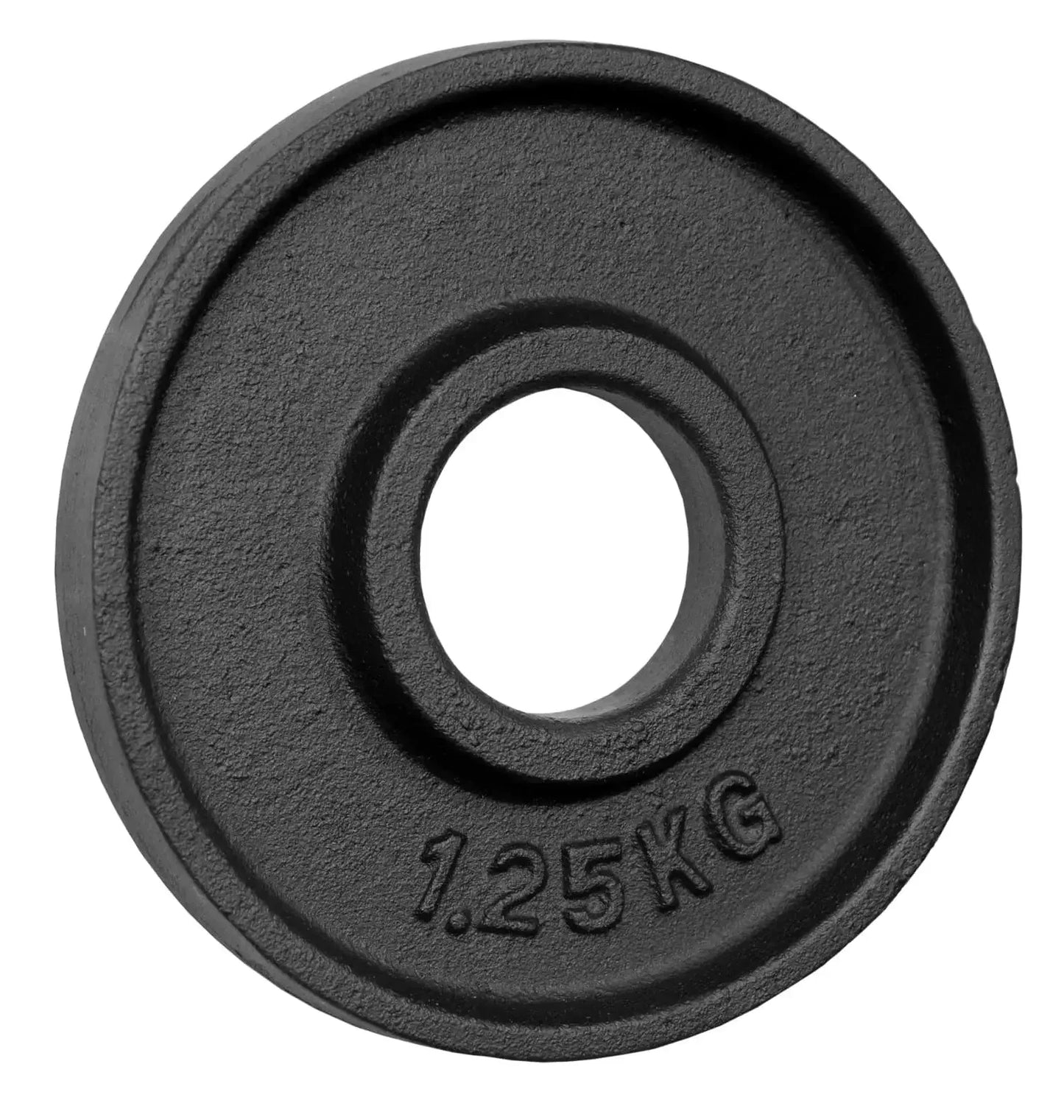 1,25 kg Hantelscheibe aus Gusseisen für Krafttraining und Homegym