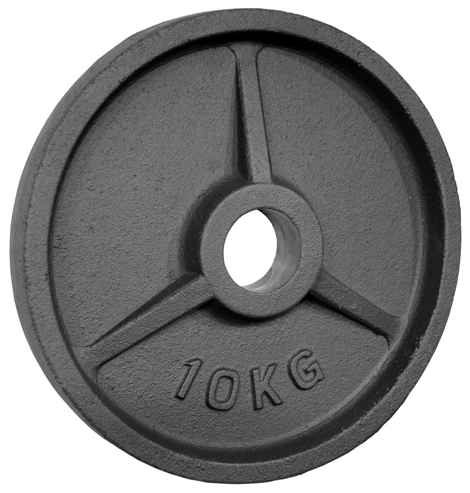 10 kg Hantelscheibe aus Gusseisen für Krafttraining und Fitness