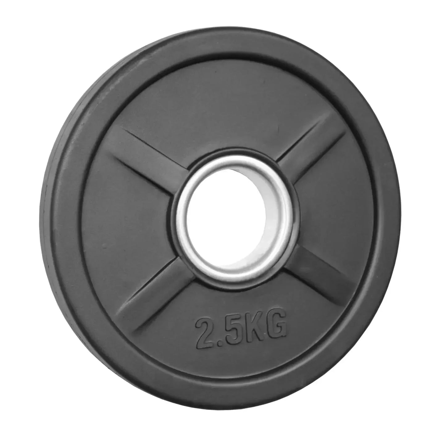 2,5 kg Hantelscheibe für Krafttraining, Fitness und Homegym mit Metallkern