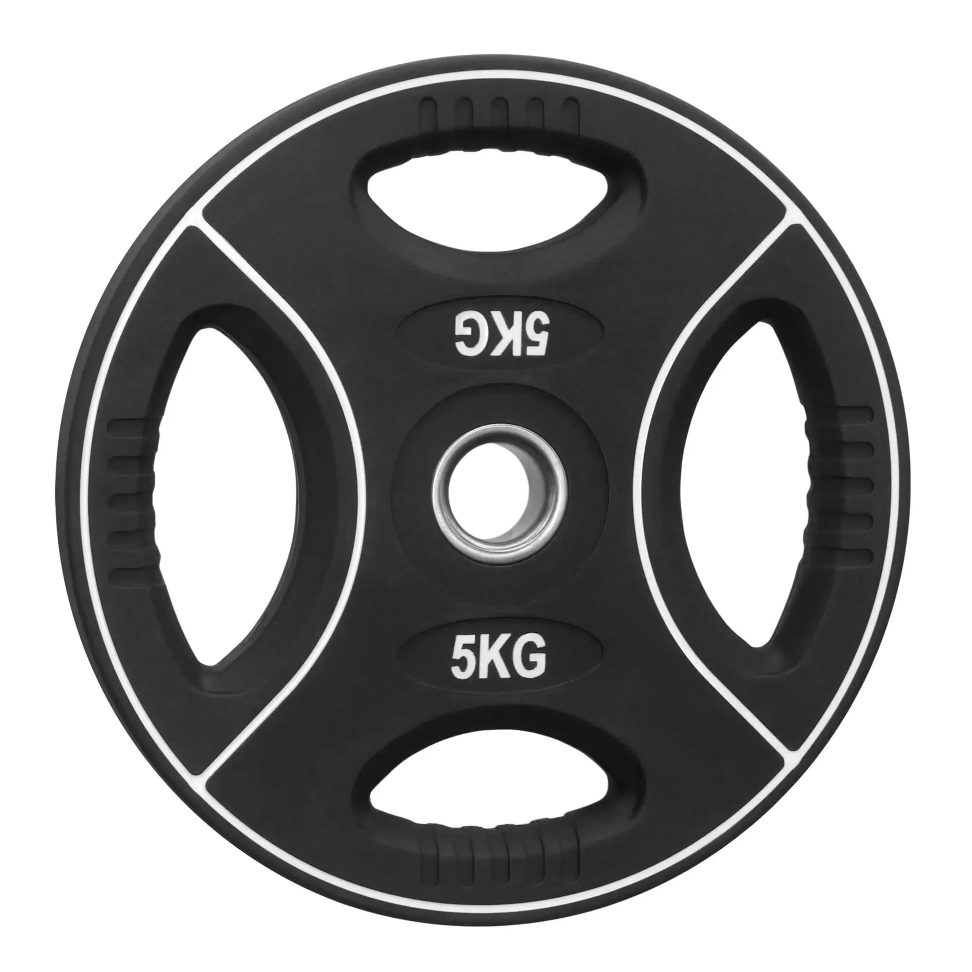 5KG Hantelscheibe mit Griffen für Krafttraining und Fitness