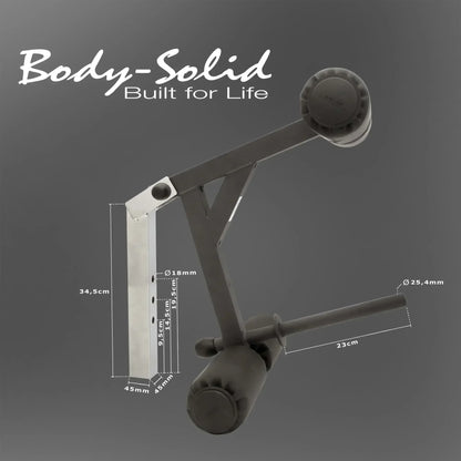Body-Solid Kraftstation Arm mit Maßen für Homegym & Studio Training