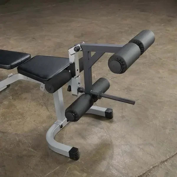 Hantelbank mit Rückenlehne und Beinhalter für Homegym & Studio Training