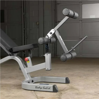 Body-Solid Hantelbank mit Beinpress für Homegym & Studio, robustes Fitness-Kraftgerät