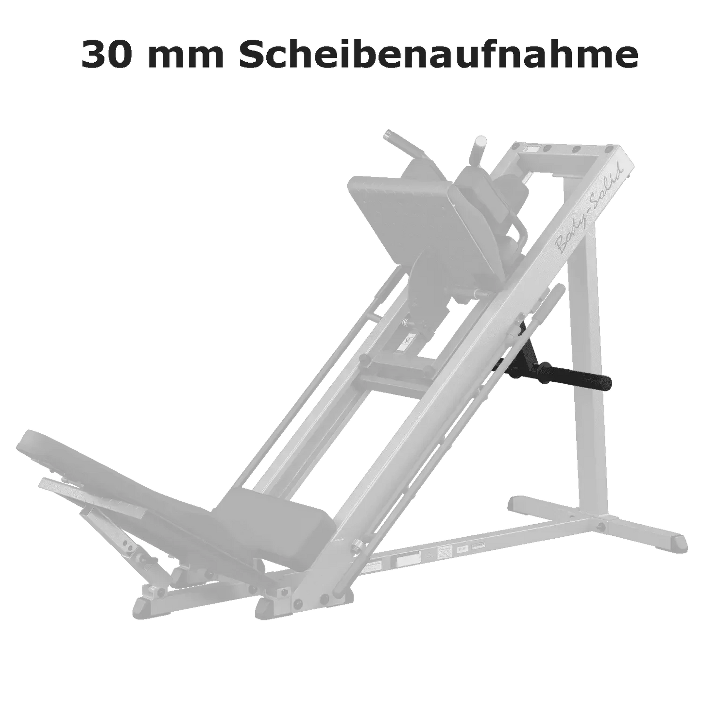 Body-Solid Kraftstation mit 30 mm Scheibenaufnahme für Homegym & Studio Training