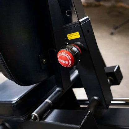 Einstellknopf an Hantelbank für individuelles Training – robustes Fitness-Kraftgerät
