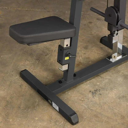 Verstellbare Hantelbank mit gepolstertem Sitz für Krafttraining im Homegym oder Studio