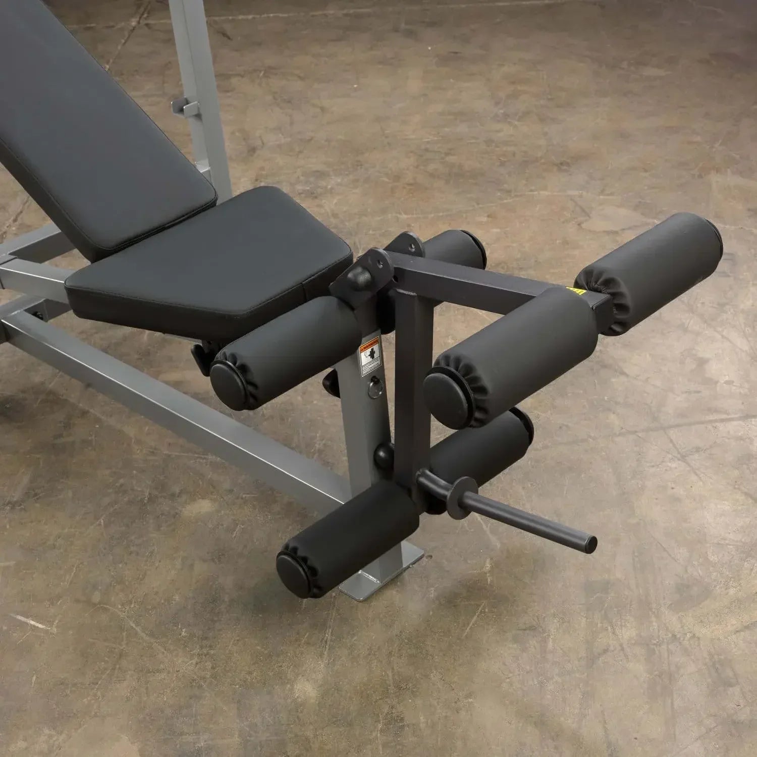 Hantelbank mit verstellbarer Rückenlehne und Beinpress für Homegym & Studio Training
