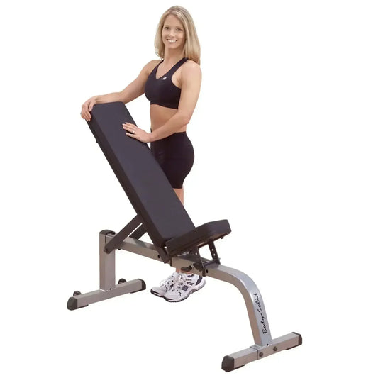 Hantelbank für Homegym & Studio – robuste Fitnessbank mit verstellbarer Rückenlehne für Krafttraining