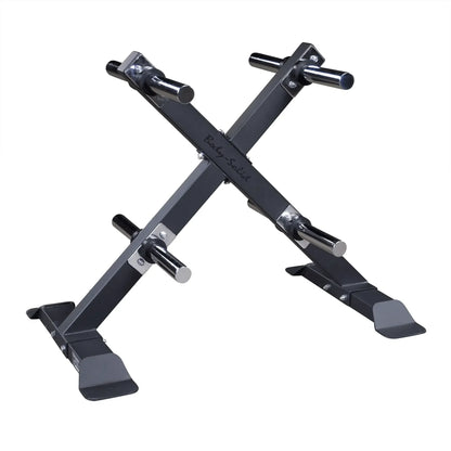 Robuster Hantelständer X-Form für Homegym & Studio, ideal für Krafttraining und Fitness
