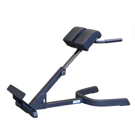 Schwarze Rückenlehne mit Griff für Krafttraining und Homegym Übungen
