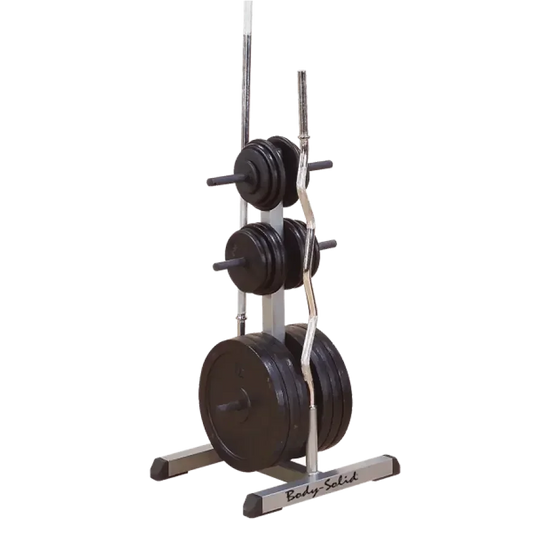 Body-Solid Hantelständer mit Gewichten und Kurzhanteln für Homegym & Studio