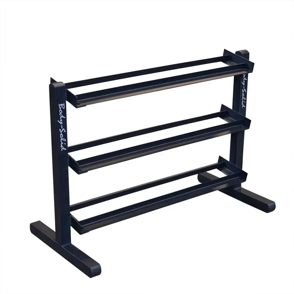 Body-Solid Hantelständer für Homegym – robustes Fitness-Kraftgerät mit 3 Ebenen