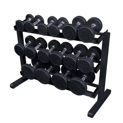 Hantelset mit Hantelbank für Homegym, inkl. 5-40 kg Hanteln und stabilem Ständer