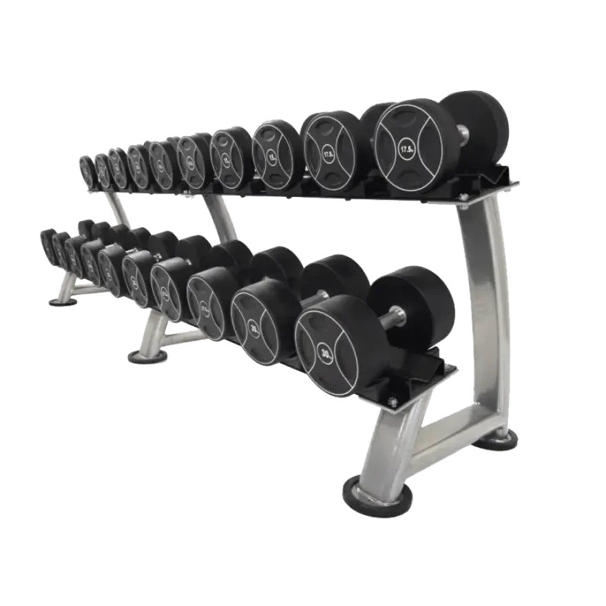 Hantelbank mit Hanteln für Homegym & Studio – Kraftsport Equipment