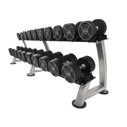 Hantelbank mit Hanteln für Homegym & Studio – Kraftsport Equipment