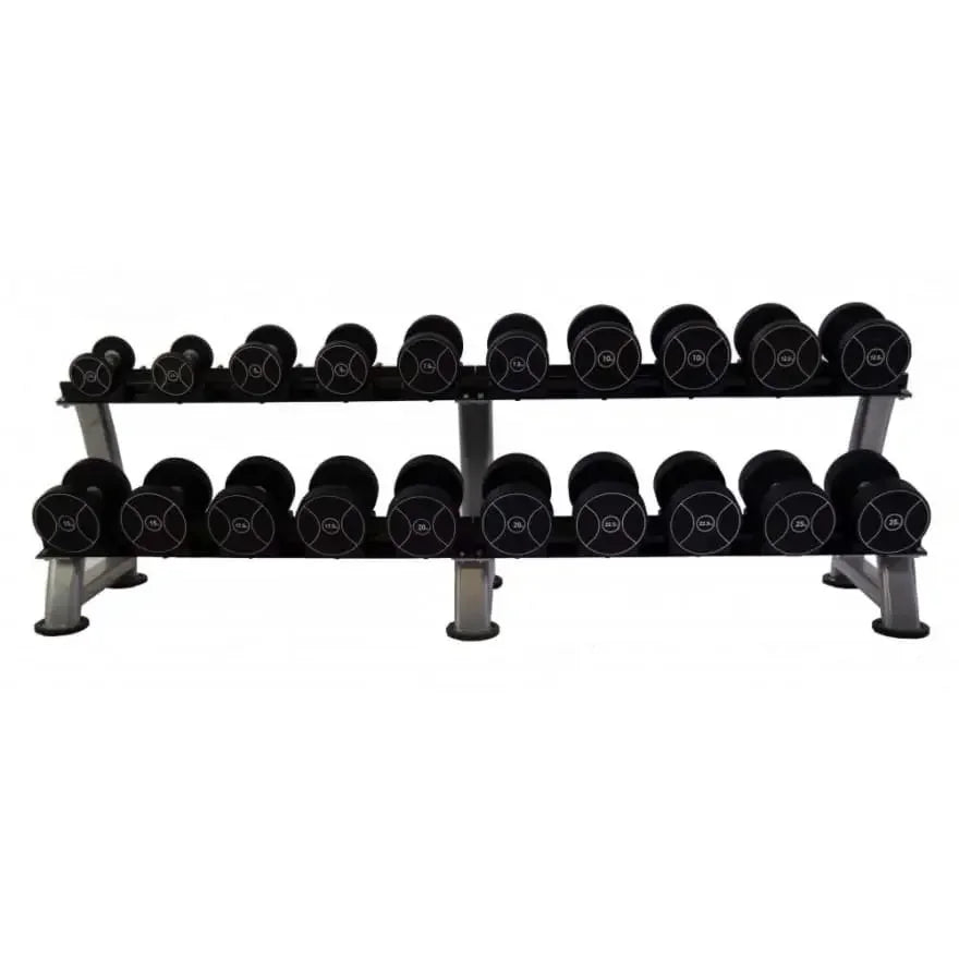 PU Hantel-Satz | 2Kg - 60Kg | PU Kompakt-Hanteln | 2Kg Abstufung |