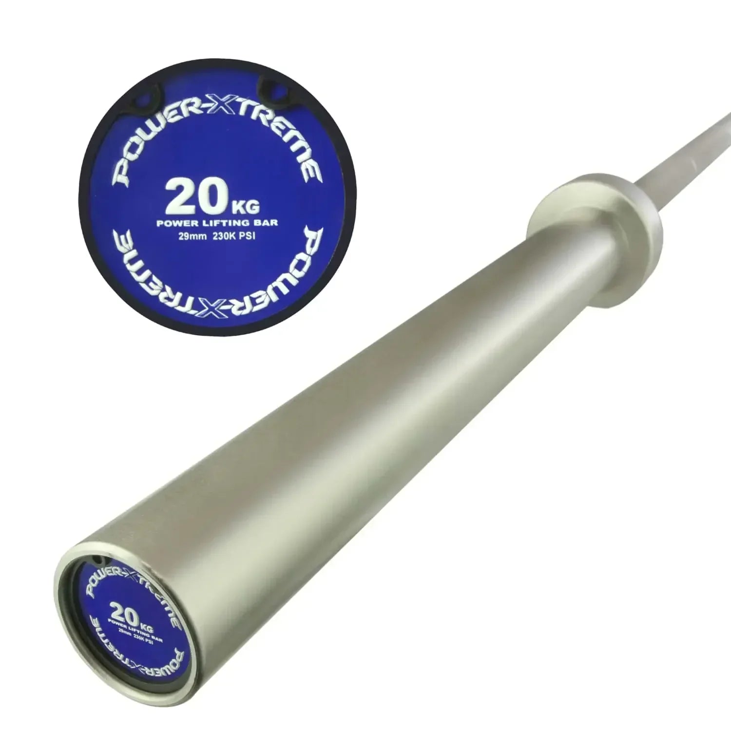 Power-Xtreme 20kg Power Lifting Bar, 29mm, für Krafttraining & Fitnessstudio