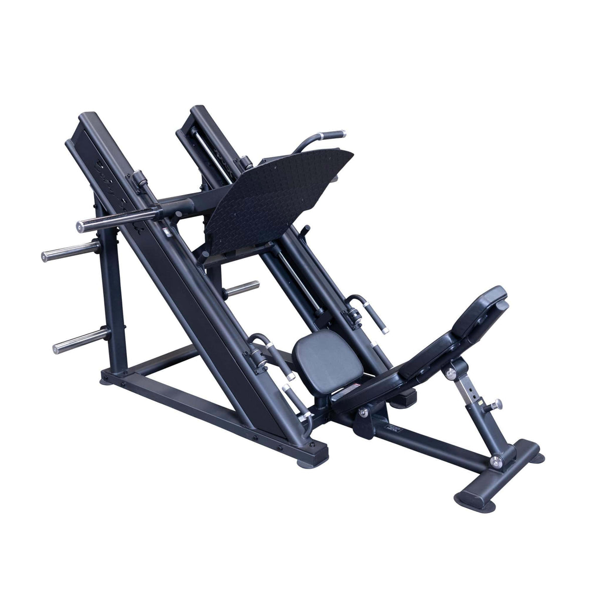 Body-Solid Pro Clubline SGLP500 Beinpresse, Linearkugellager, Studio Black Edition