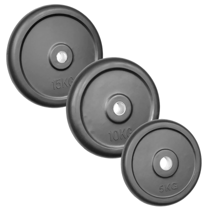5kg, 10kg und 15kg Hantelscheiben für Krafttraining und Homegym