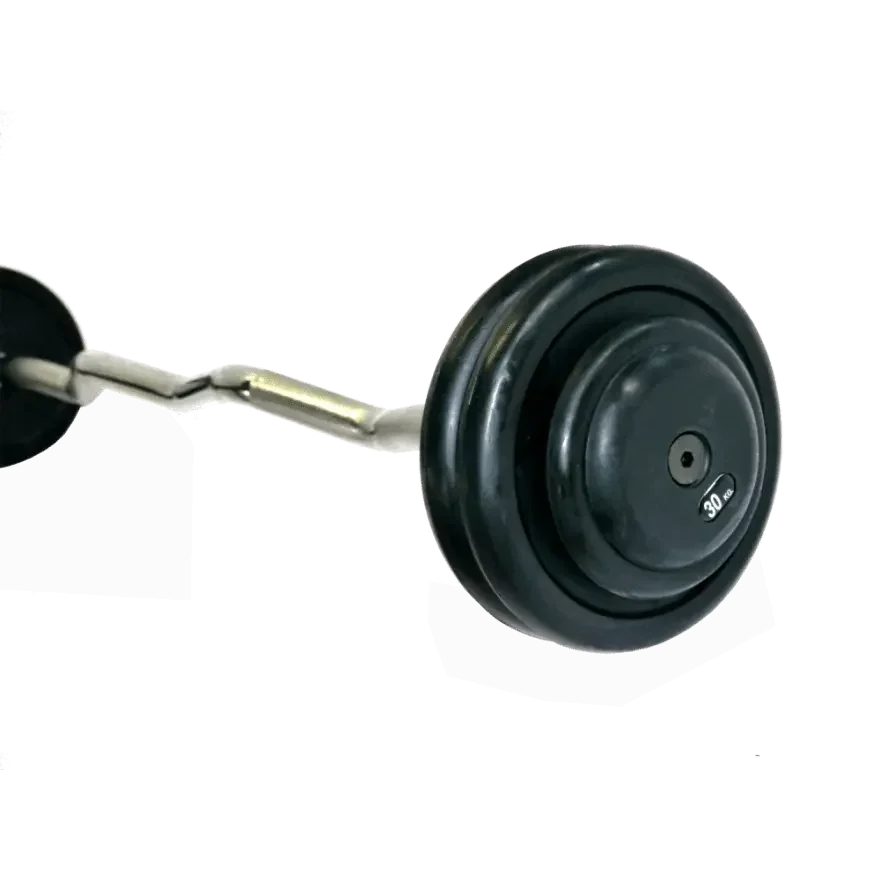 30 kg Kurzhantel mit schwarzen Gewichten für Krafttraining und Homegym