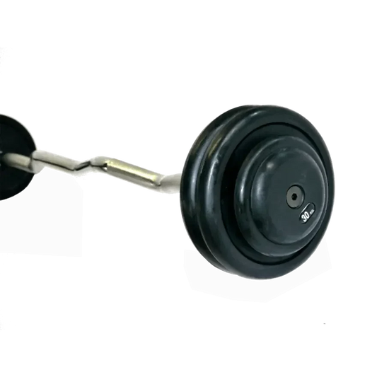 30 kg Kurzhantel mit schwarzen Gewichten für Krafttraining und Homegym