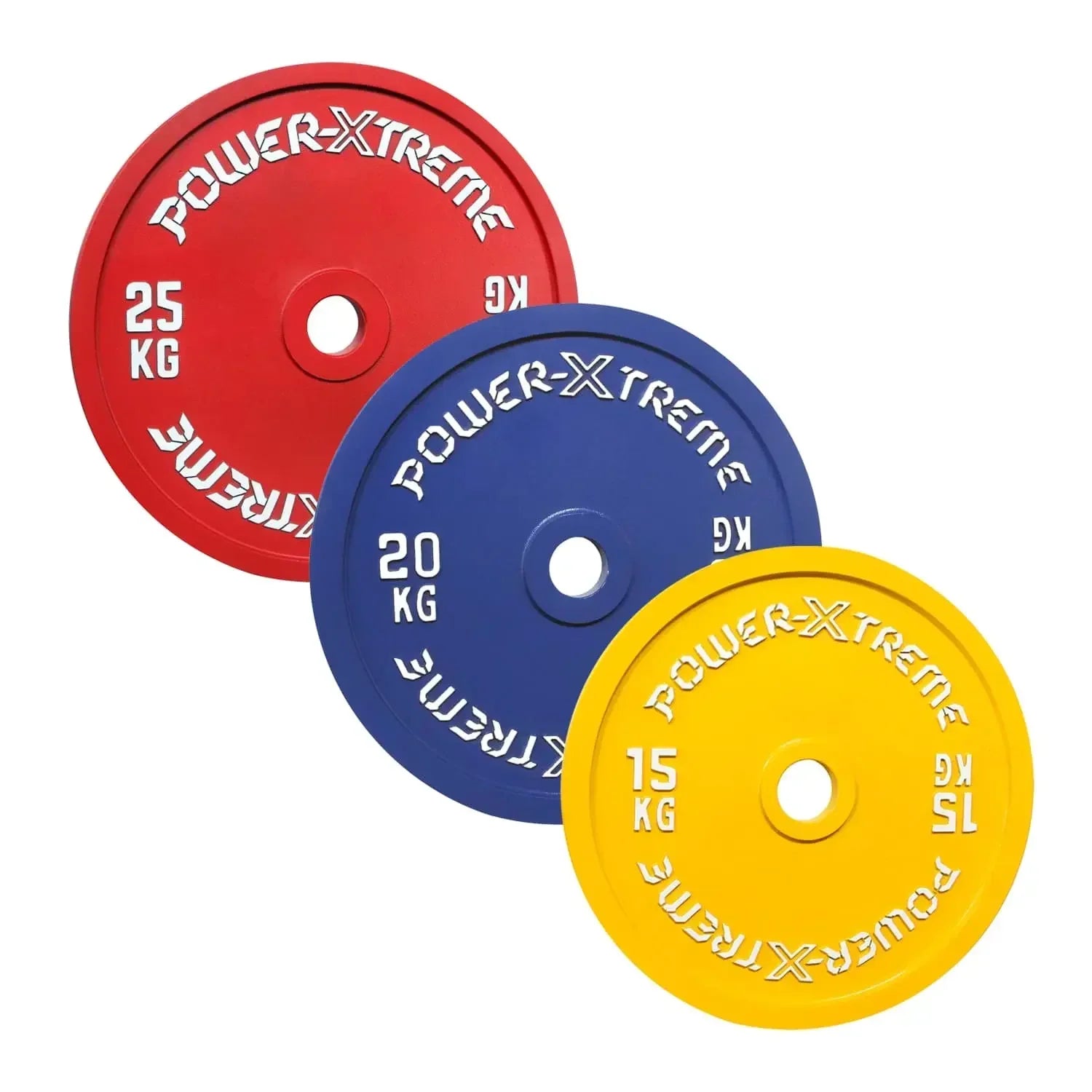 Power-Xtreme Hantelscheiben 15kg, 20kg, 25kg – Fitness & Krafttraining für Homegym und Studio