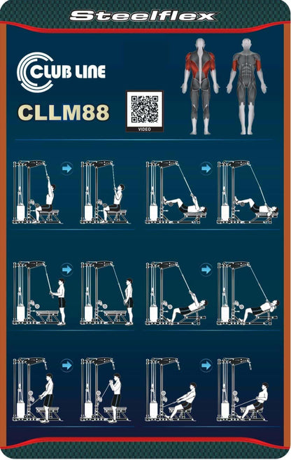 Steelflex CLLM88 Latzug und Ruderstation, Ansicht 5